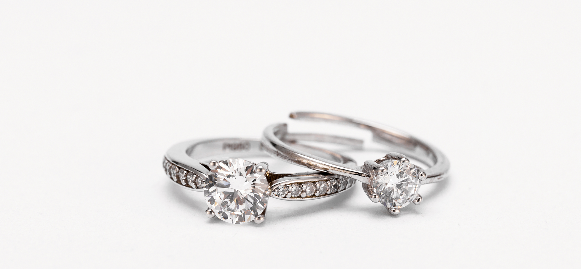 Vergelijking tussen platina en witgoud