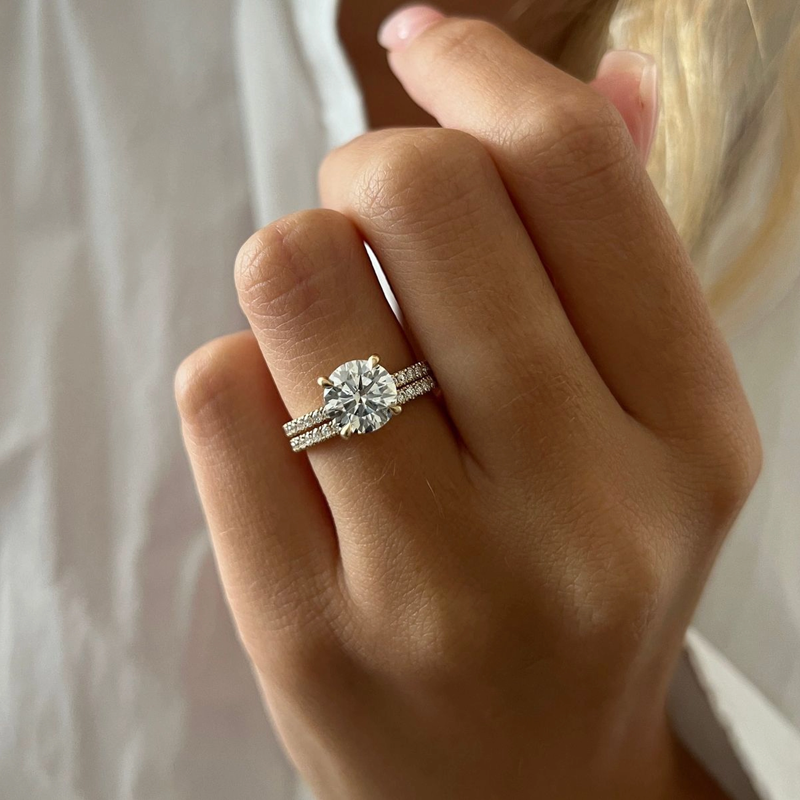 Pavé Diamond Wedding Band